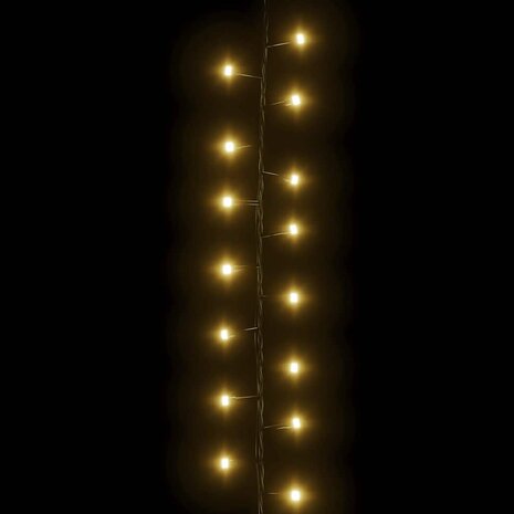 Lichtslinger compact met 1000 LED's warmwit 25 m PVC 5