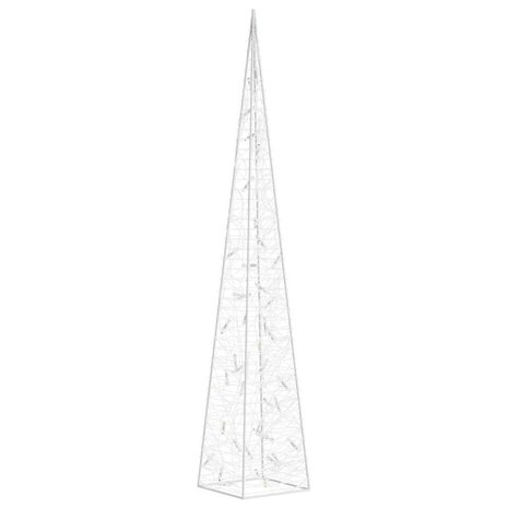 Lichtkegel decoratief LED 90 cm acryl koudwit 3
