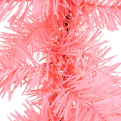 Kerstslinger met LED-lampjes 5 m roze 3