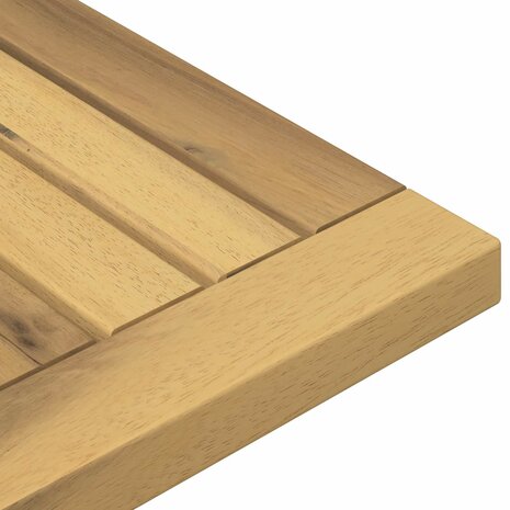 Tafelblad 68,5 x 35 x 2 cm Rechthoekig Massief Acaciahout Wit 6