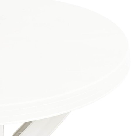 Bistrotafel &Oslash;70 cm kunststof wit 4