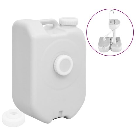 Watertank draagbaar 24 L grijs 1