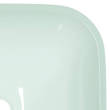 Wasbak 42x42x14 cm glas wit 5