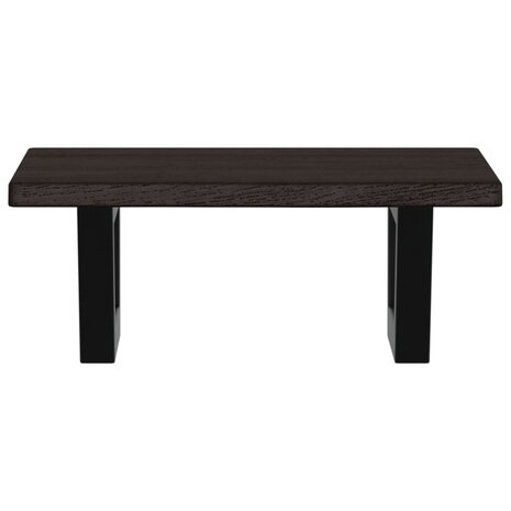 Badkamer wandschap staal en massief eikenhout 4