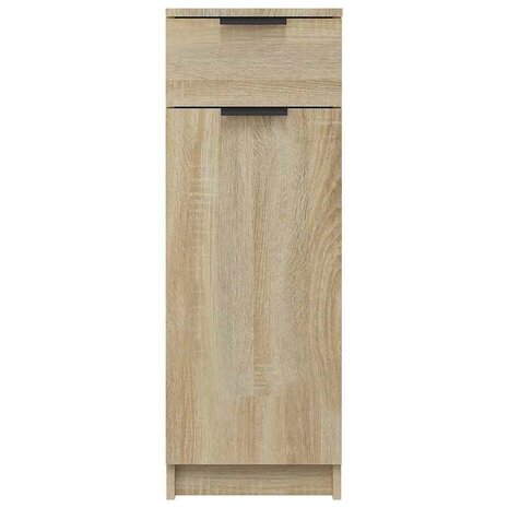 Badkamerkast 32x33,5x90 cm bewerkt hout sonoma eikenkleurig 6