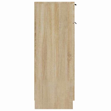 Badkamerkast 32x33,5x90 cm bewerkt hout sonoma eikenkleurig 8