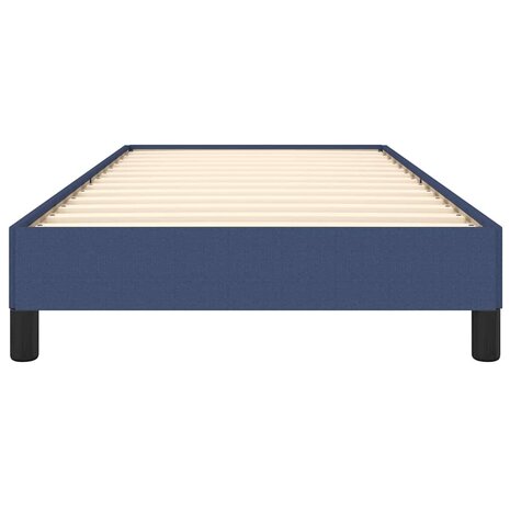 Bedframe zonder matras 80x200 cm stof blauw 5