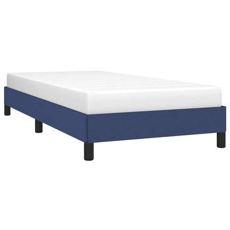 Bedframe zonder matras 90x190 cm stof blauw 3