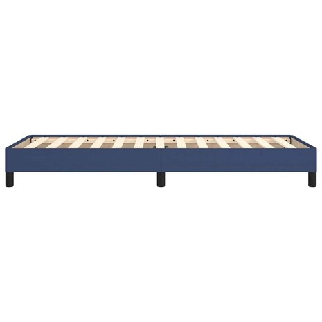 Bedframe zonder matras 90x190 cm stof blauw 6