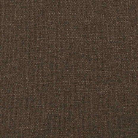 Bedframe zonder matras 100x200 cm stof donkerbruin 8