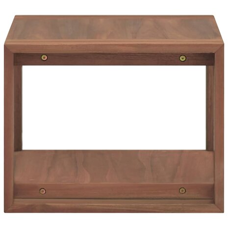 Badkamerwandkast 45x45x35 cm massief teakhout 3