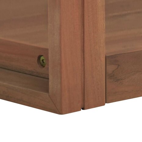 Badkamerwandkast 45x45x35 cm massief teakhout 5