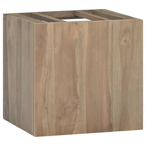 Badkamerwandkast 46x25,5x40 cm massief teakhout 1
