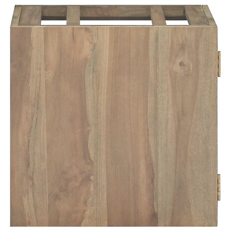 Badkamerwandkast 46x25,5x40 cm massief teakhout 2