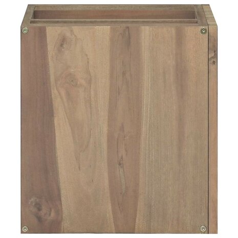 Badkamerwandkast 46x25,5x40 cm massief teakhout 3