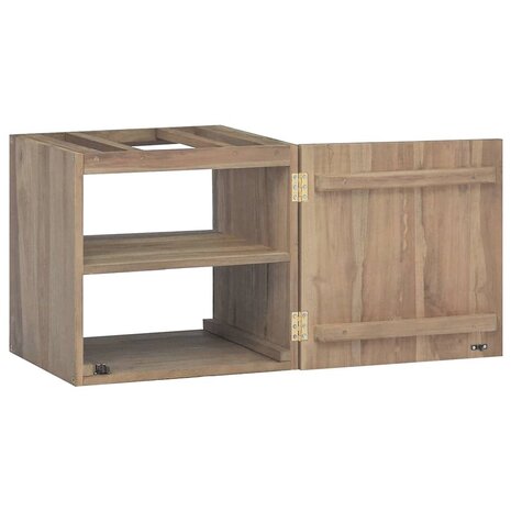 Badkamerwandkast 46x25,5x40 cm massief teakhout 5