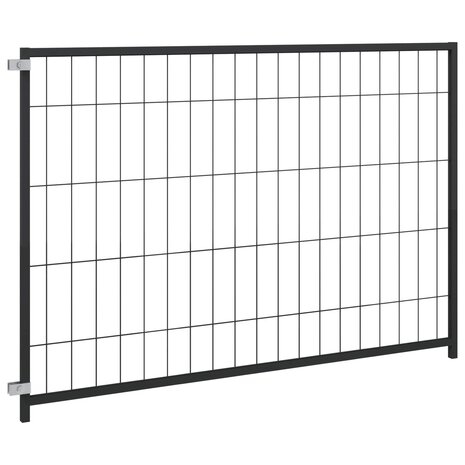 Hondenkennel 300x100x70 cm staal zwart 2