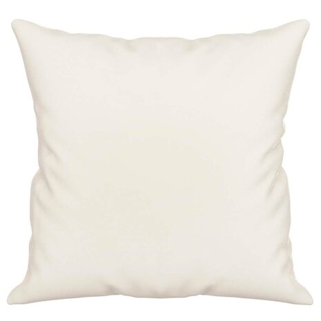 Sierkussens 2 st 40x40 cm microvezelstof beige 4