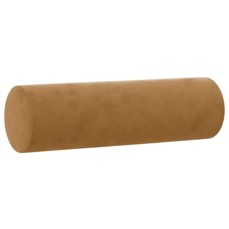 Sierkussens 2 st 15x50 cm fluweel bruin 3