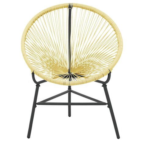 Tuinstoel Acapulco poly rattan beige 3