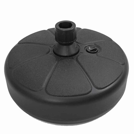 Parasolvoet gevuld met zand/water 15 L zwart 5