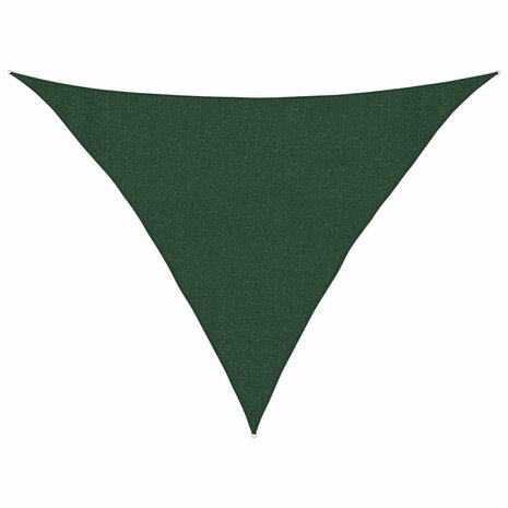 Zonnezeil 160 g/m&sup2; 3x3x4,2 m HDPE donkergroen 2