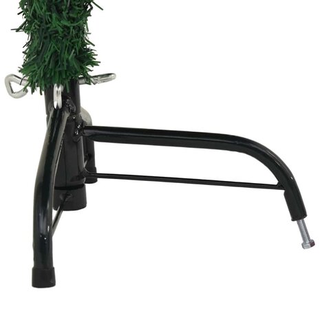 Kunstkerstboom met standaard half 150 cm PVC groen 9
