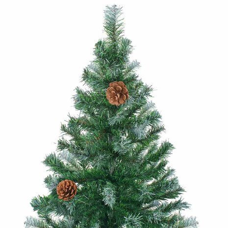 Kunstkerstboom met dennenappels 180 cm 3