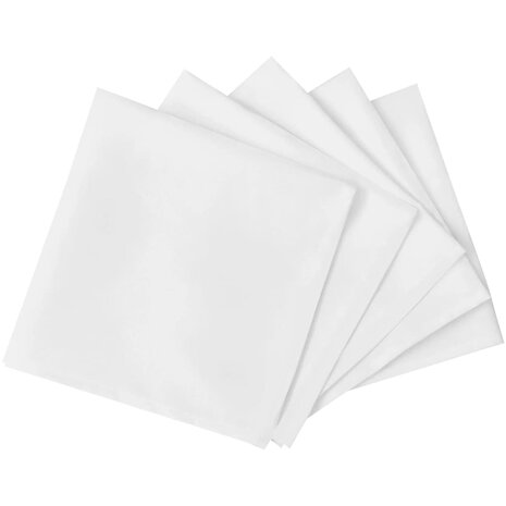 Servetten wit 25 stuks 50 x 50 cm 2