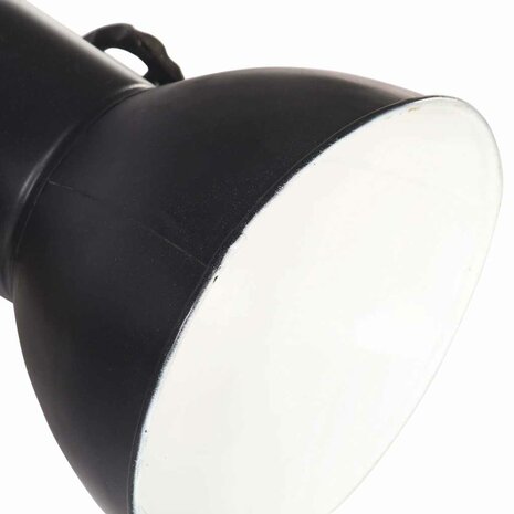 Wandlamp industrieel E27 45x25 cm zwart 7