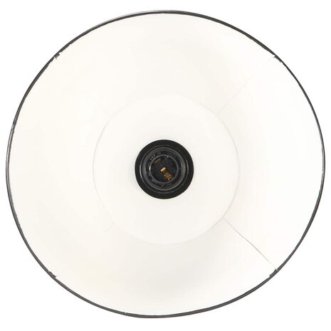 Vloerlamp E27 massief mangohout zwart 8