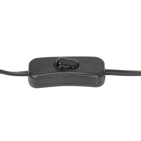 Vloerlamp E27 massief mangohout wit 9