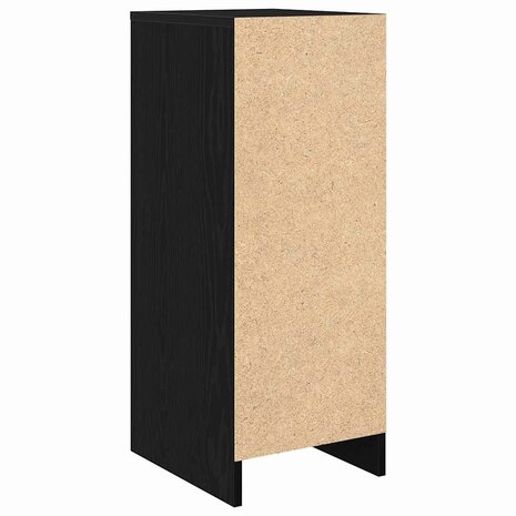 Schoenenkast 29,5x34x76 cm spaanplaat zwart eikenkleurig 8