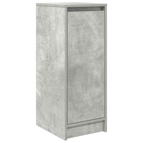 Schoenenkast 29,5x34x76 cm bewerkt hout betongrijs 2