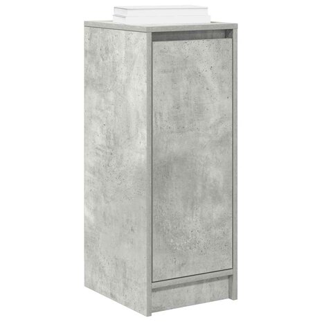 Schoenenkast 29,5x34x76 cm bewerkt hout betongrijs 4