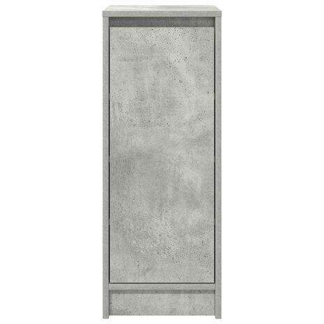 Schoenenkast 29,5x34x76 cm bewerkt hout betongrijs 6