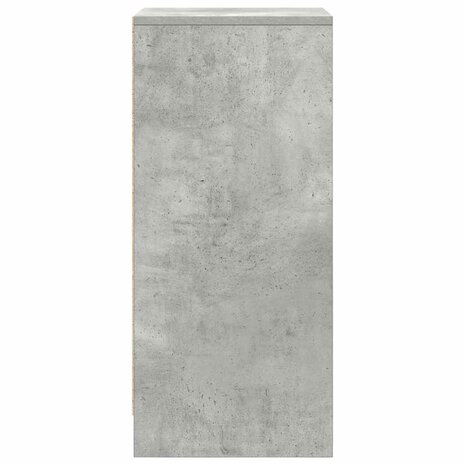 Schoenenkast 29,5x34x76 cm bewerkt hout betongrijs 7