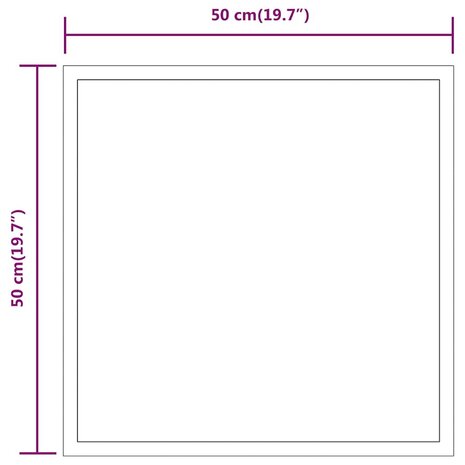 Badkamerspiegel LED 50x50 cm 5