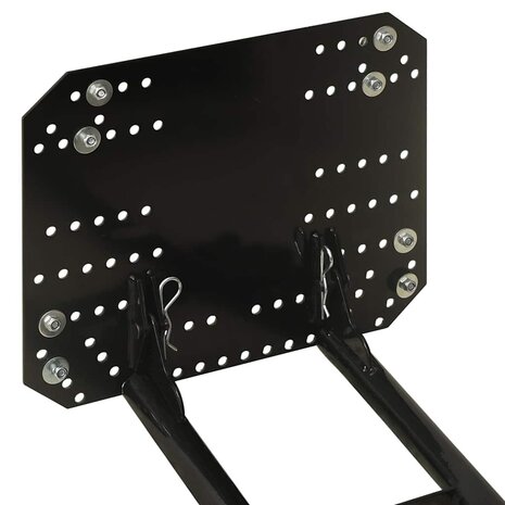 Sneeuwploeg voor ATV 115x38 cm zwart 5