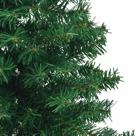 Kunstkerstboom hoek 180 cm PVC groen 7