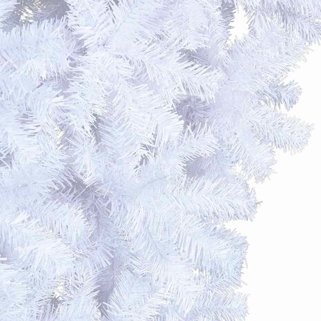 Kunstkerstboom met standaard omgekeerd 120 cm wit 3