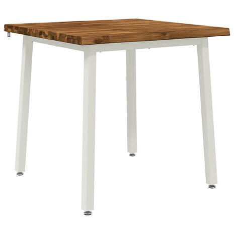 Live Edge Eettafel 60 x 55 x 75 cm Massief Acaciahout 2