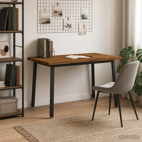Live Edge Eettafel 90 x 55 x 75 cm Massief Acaciahout 3