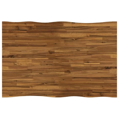 Live Edge Eettafel 90 x 55 x 75 cm Massief Acaciahout 6