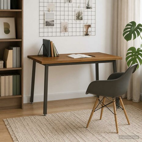 Live Edge Eettafel 90 x 55 x 75 cm Massief Acaciahout 3