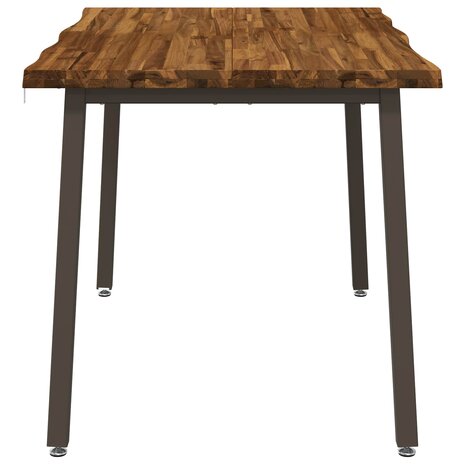 Live Edge Eettafel 90 x 55 x 75 cm Massief Acaciahout 5