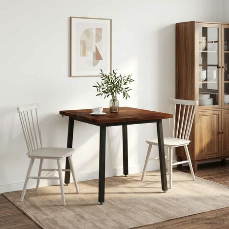 Vierkante Eettafel 60 x 55 x 75 cm Massief Acaciahout 1
