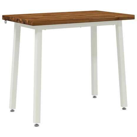 Vierkante Eettafel 90 x 55 x 75 cm Massief Acaciahout 2