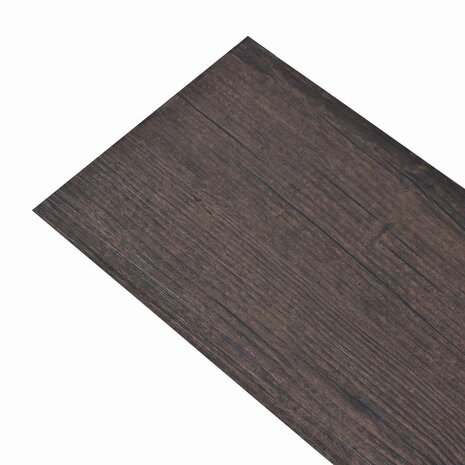Vloerplanken Donkerbruin 5,02 m&sup2; 36 st PVC 2