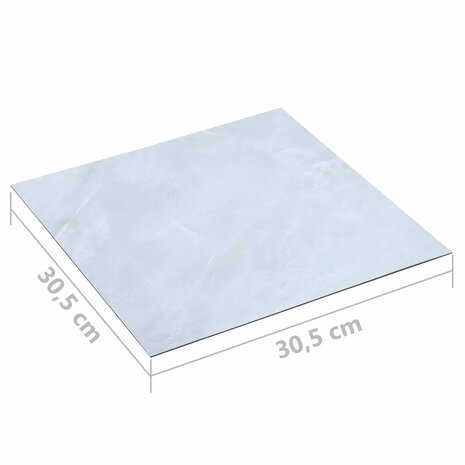 Vloerplanken Wit 5,11 m&sup2; 55 st PVC 5